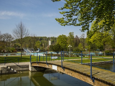 Schwimmbad Trostberg Freischwimmer-Kanal