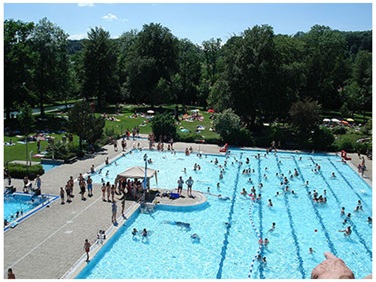 Nichtschwimmerbecken im Schwimmbad Trostberg